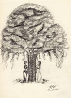 Meeting by the Oak Tree